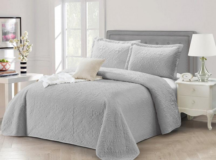 Покрывало с наволочками тонкое велюровое TANGO CASABLANCA CAS-32 230х250