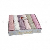 Набор кухонных полотенец махровых хлопковых KARVEN HM678 MUHUR V4 30х50 (6шт)