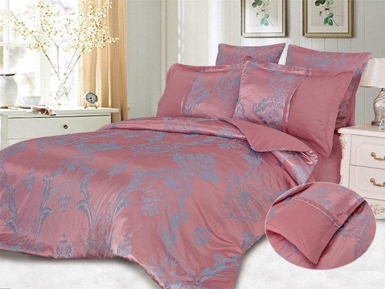 Постельное белье жаккардовое АЛЬВИТЕК CJA-033 50х70 (2шт), 70х70 (2шт) 2-спальное