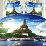 Постельное белье KINGSILK ЭЙФЕЛЕВА БАШНЯ 3D евро
