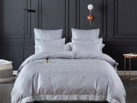 Постельное белье из жаккарда с кружевом ASABELLA Лабиринты снов 50х70 (2шт) семейное