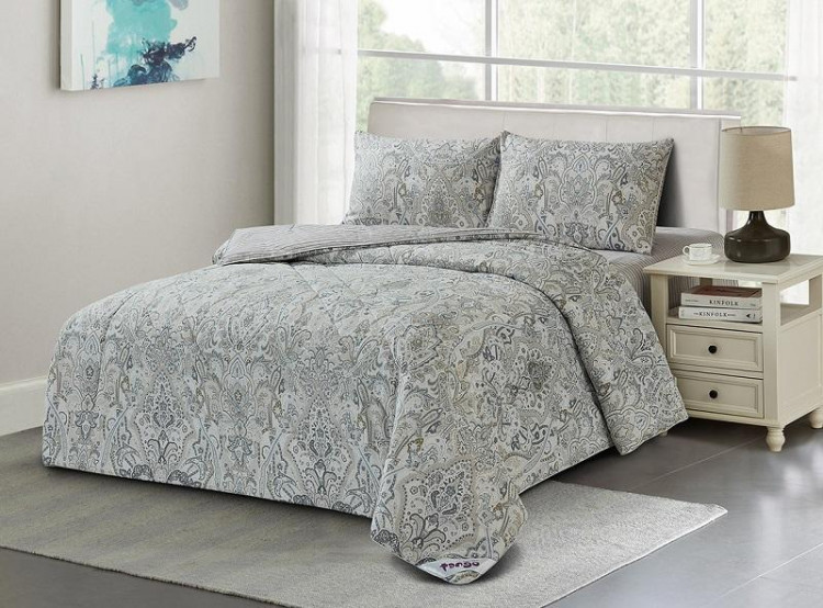 Постельное белье двухстороннее из твила с одеялом TANGO PRIMAVERA W-67 50х70 (2шт) евро