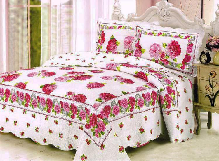 Покрывало хлопковое с наволочками TANGO PATCHWORK PW-157 230х250