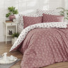 Постельное белье из ранфорса KARVEN N022 LIGHT ROSE 50х70 (1шт), 70х70 (1шт) 1,5-спальное