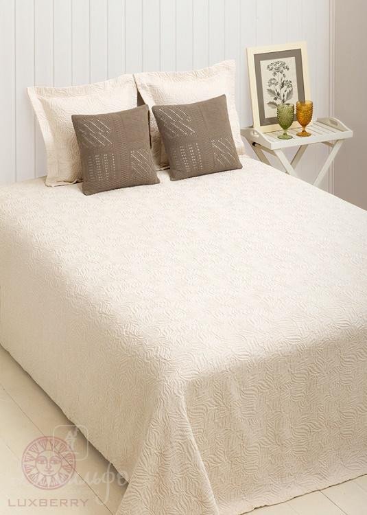 Покрывало LUXBERRY КАМЕННЫЙ ЦВЕТОК экрю 200х220