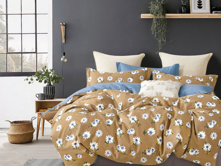 Постельное белье из сатина ASABELLA 1782-6 50х70 (2шт) и 70х70 (2шт) евро