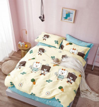 Постельное белье двухстороннее из твила TANGO TPIG-1503 50х70 (1шт), 70х70 (1шт) 1,5-спальное