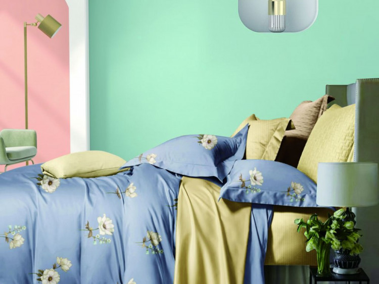 Постельное белье из сатина ASABELLA 1897-6 50х70 (2шт) и 70х70 (2шт) евро