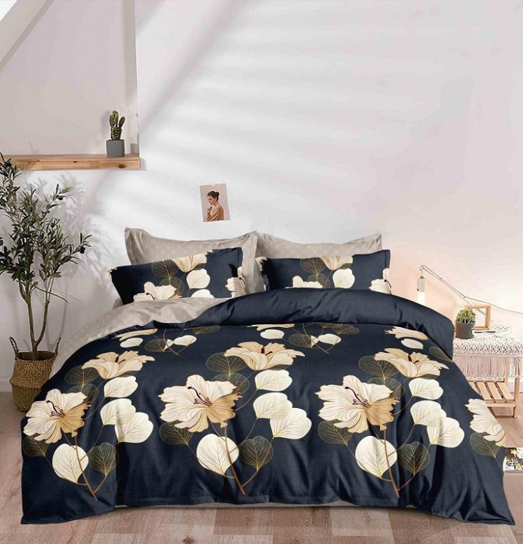 Постельное белье из микросатина TANGO DREAM FLY DF-492 50х70 (1шт), 70х70 (1шт) 1,5-спальное