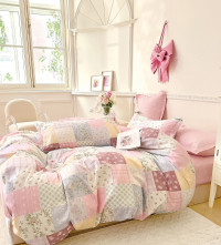 Постельное белье из твил-сатина TANGO лоскутная история 50х70 (2шт), 70х70 (2шт) евро