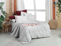 Постельное белье из поплина SAREV FANCY N193 SERRA V1-GRI 50х70 (1шт) 1,5-спальное