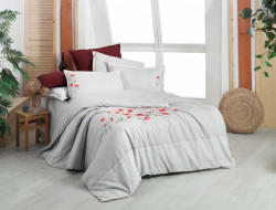 Постельное белье из поплина SAREV FANCY N193 SERRA V1-GRI 50х70 (1шт) 1,5-спальное