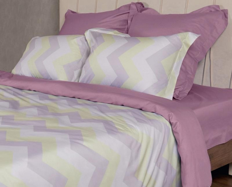 Постельное белье двухстороннее из сатина SAILID BL-53-1 1,5-спальное