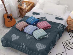 Покрывало жаккардовое тонкое из хлопка TANGO MUSELINA MUS-02 200х230