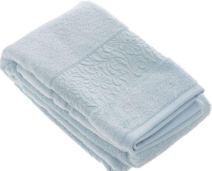 Полотенце махровое из бамбука и хлопка ISSIMO VALENCIA ментол 30х50