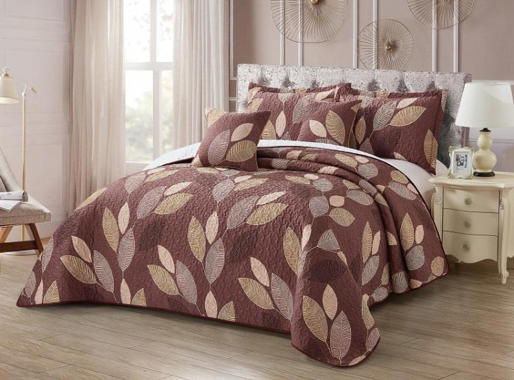 Покрывало с наволочками тонкое из полисатина TANGO LAFAYETTE MF-107 240х260