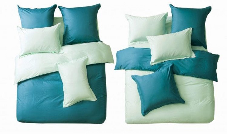 Постельное белье из однотонного сатина САЙЛИД L-21 евро