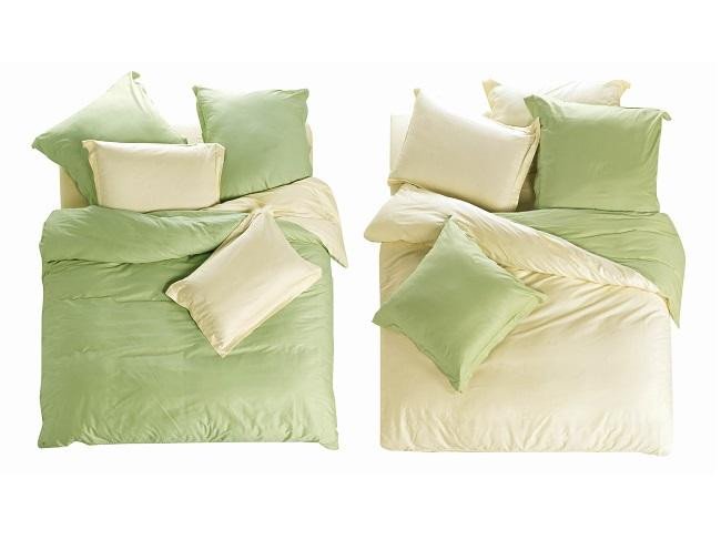 Постельное белье однотонное из сатина САЙЛИД L-4 2-спальное