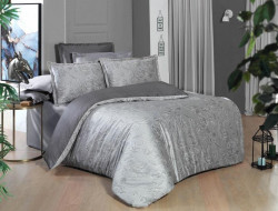 Постельное белье из сатина де люкс SAREV 300TC N081 ORLINA V3-GRI 50х70 (2шт) 1,5-спальное
