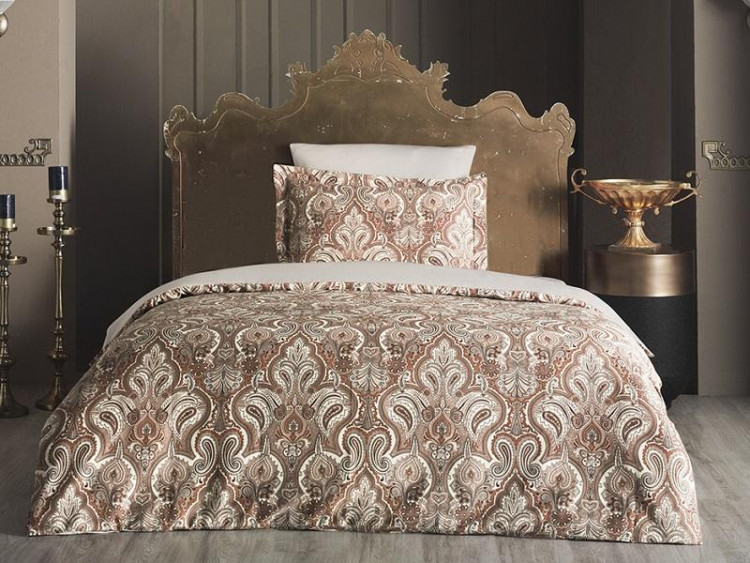 Постельное белье из печатного сатина KARNA ROYAL 1,5-спальное