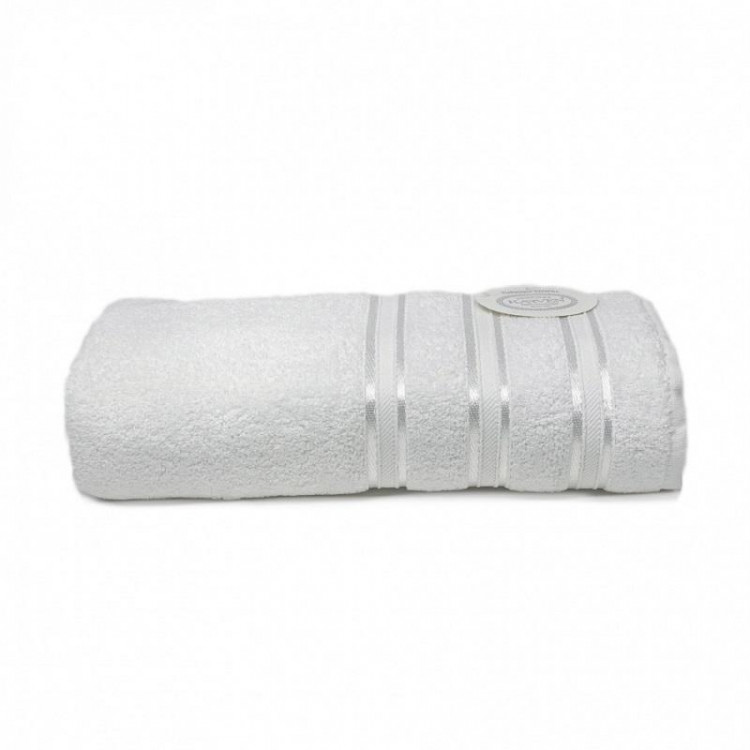 Полотенце махровое хлопковое KARVEN H5154 MIKRO DELUX beyaz 70х140