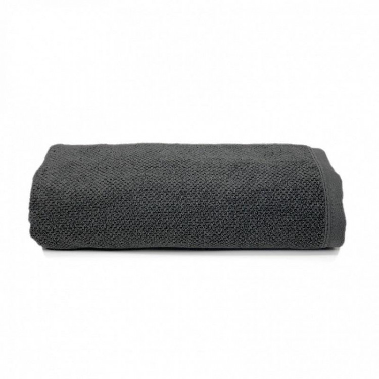 Полотенце махровое хлопковое KARVEN H5156 GUR-582 antrasit 50х90
