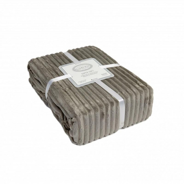 Плед из полиэстера KARVEN SUPER SOFT P942 DIAS бежевый 200х220