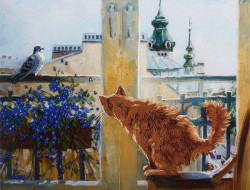 Набор для вышивания PANNA Живая картина JK-2037 ОХОТНИК 25х22