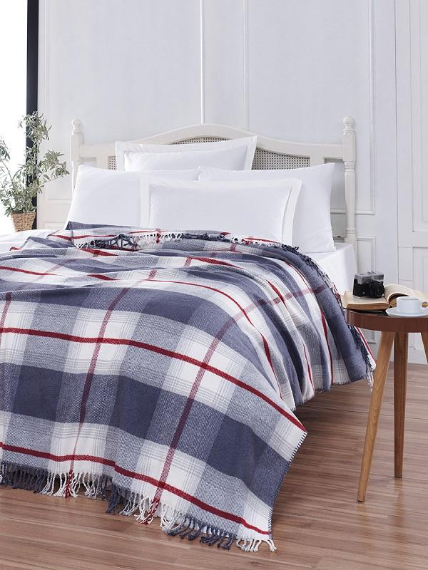 Плед из хлопка и акрила KARNA LUCA 200х220