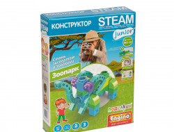 Конструктор пластиковый ПОДЕЛКИН &amp; ENGINO PKT-01 Зоопарк 34 элемента