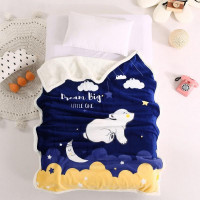 Плед детский фланелевый из микрофибры с шерпой TANGO LEONCELLO LEO-21 100х140