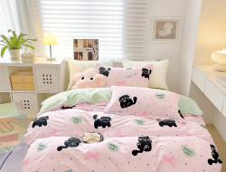 Постельное белье из твил-сатина TANGO хеппи рози 50х70 (2шт), 70х70 (2шт) евро