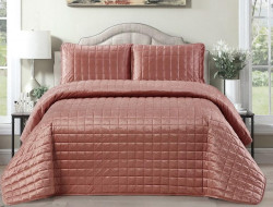 Покрывало с наволочками тонкое велюровое TANGO SAUVAGE SAV-12 240х260