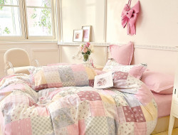 Постельное белье из твил-сатина TANGO лоскутная история 50х70 (2шт) 1,5-спальное