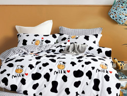 Постельное белье из сатина TANGO milk 70х70 (2шт) 1,5-спальное