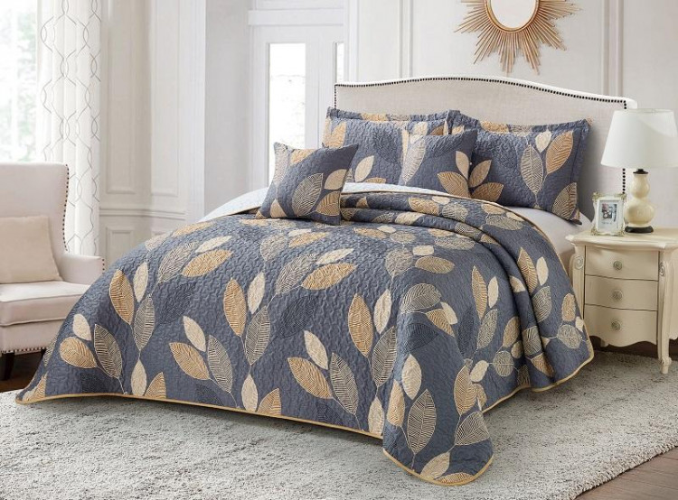 Покрывало с наволочками тонкое из полисатина TANGO LAFAYETTE MF-108 240х260