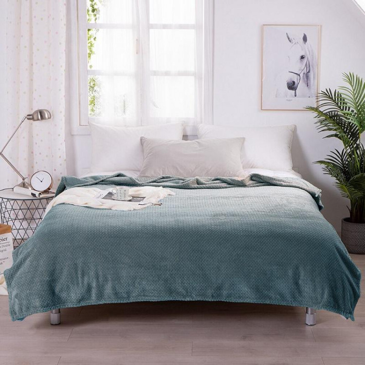 Плед однотонный из микрофибры TANGO SPIGA SP-23 серый 200х220