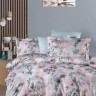 Постельное белье из страйп сатина с цветным принтом KARVEN N249-SB005 50х70 (1шт), 70х70 (1шт) 1,5-спальное