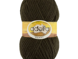 Пряжа ADELIA BENNY №769 хаки 100% шерсть, 5 шт х 100 гр, 96 м +/- 5 м