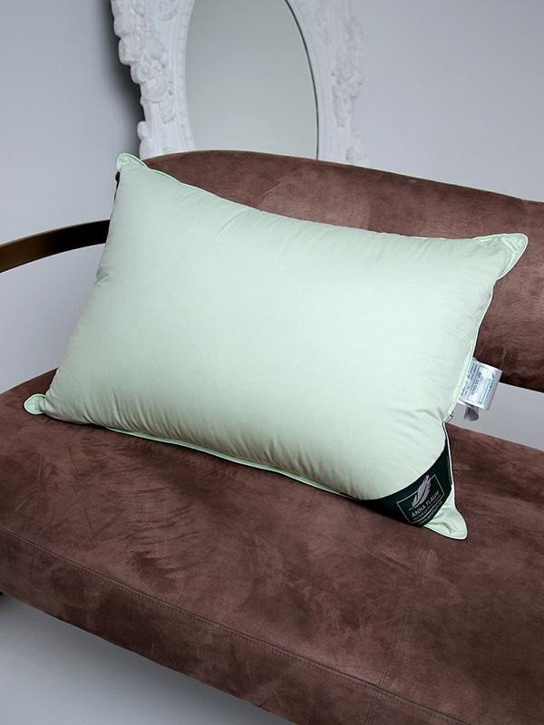 Подушка двухкамерная из серого гусиного пуха ANNA FLAUM SOMMER KOLLEKTION 50х70 упругая