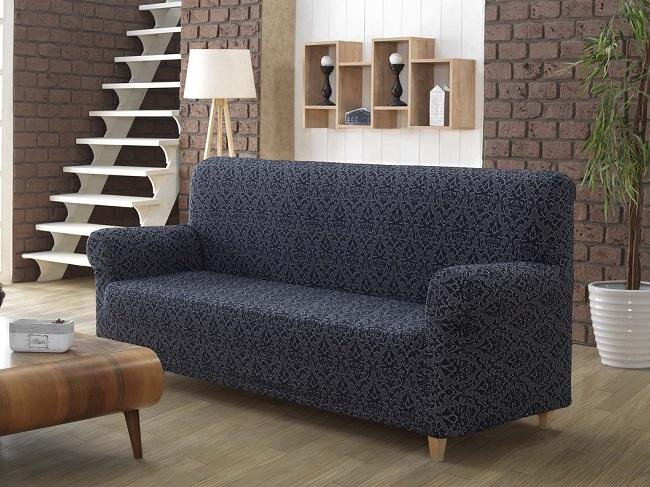 Чехол на трехместный диван KARNA MILANO антрацит