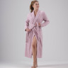Халат женский хлопковый махровый KARNA NORA лавандовый M