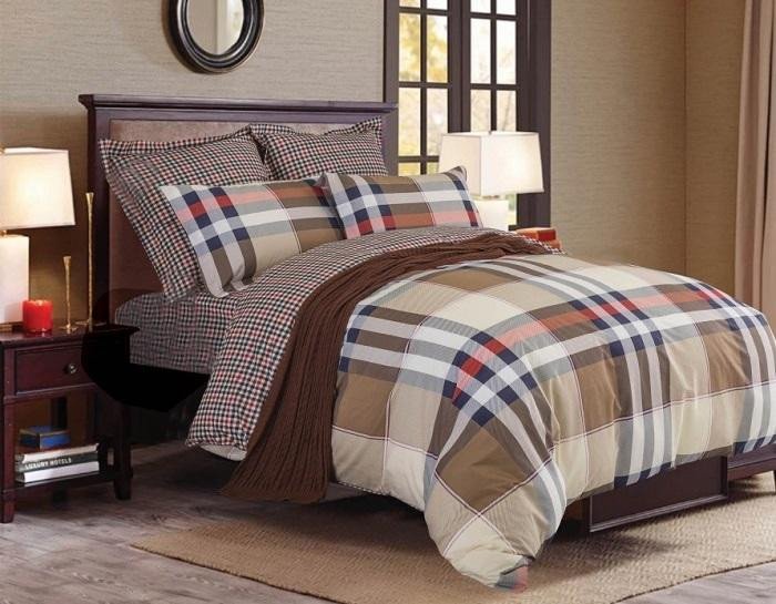 Постельное белье из сатина печатного САЙЛИД B-173 евро