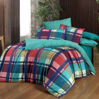 Постельное белье из фланели SAREV MARKIS YESIL 1,5-спальное