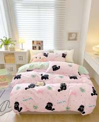 Постельное белье из твил-сатина TANGO хеппи рози  50х70 (1шт), 70х70 (1шт) 1,5-спальное