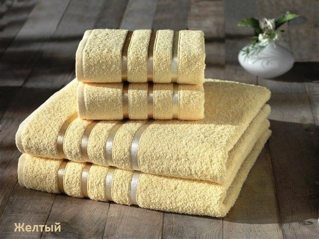 Комплект полотенец KARNA BALE желтый
