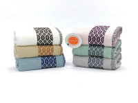 Набор полотенец махровых хлопковых KARVEN VIP COTTON H3154 GOZ 50х90 (6шт)