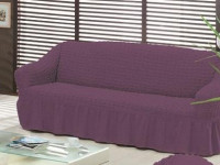 Чехол на двухместный диван BULSAN фиолетовый