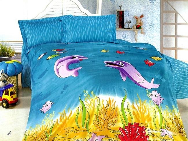 Постельное белье из супер-сатина KINGSILK DELFIN 50х70 евро