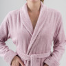 Халат женский хлопковый махровый KARNA NORA лавандовый L